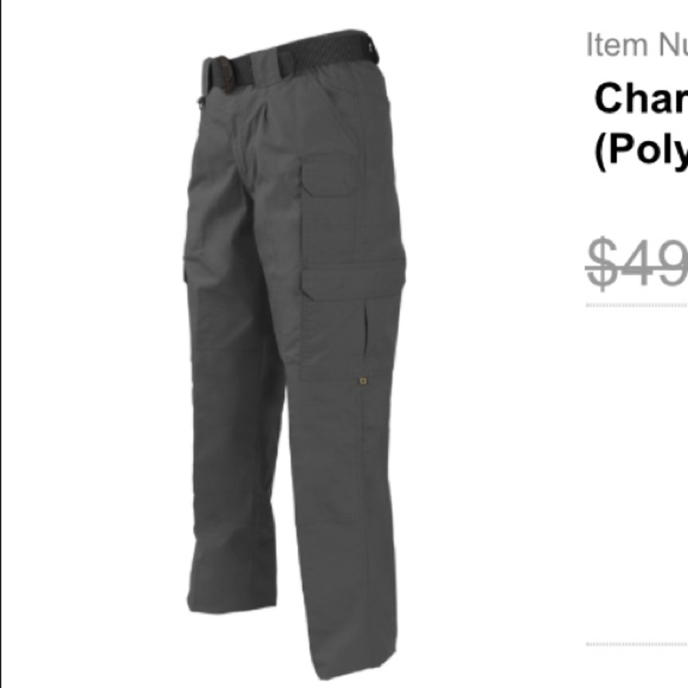 NAVY Plus Size Lightweight Tactical Pants w/ Belt